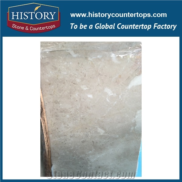 Historystone Imported Elite Beige in Turkey High Quality Polished Marble for Flooring Tiles & Wall Cladding Covering & Kitchen Countertops High Quality and Cheap Price Hot Sales Natural Stone Slabs P