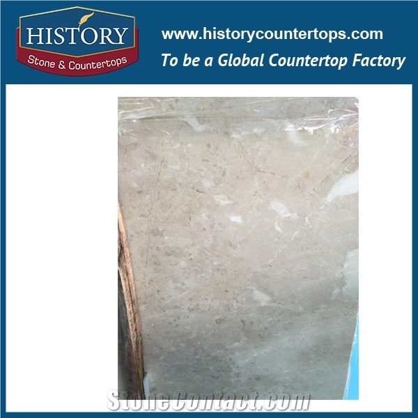 Historystone Imported Elite Beige in Turkey High Quality Polished Marble for Flooring Tiles & Wall Cladding Covering & Kitchen Countertops High Quality and Cheap Price Hot Sales Natural Stone Slabs P