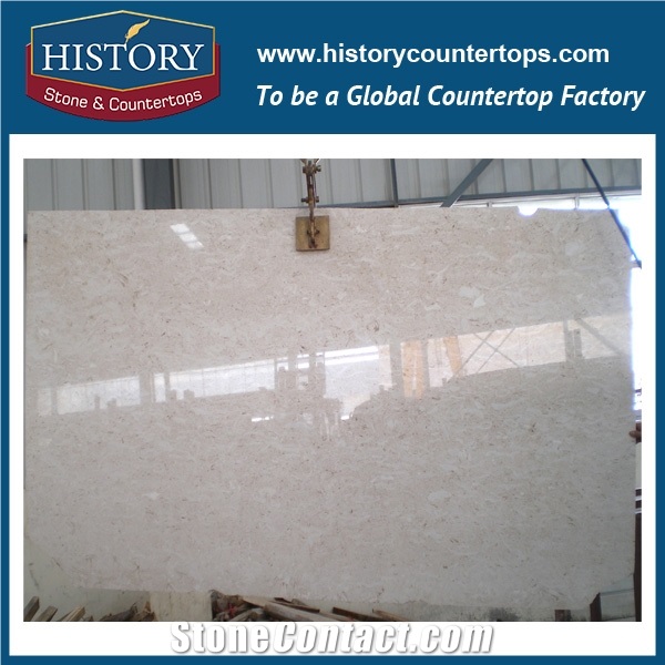 Historystone Imported Moon Cream in Turkey Exporter Price Of Polished Marble to M2 Tiles & Slabs for Wall Flooring Border Designs,Be Suitable for Interior Decoration/Component/Lavabo.Good Reputation H