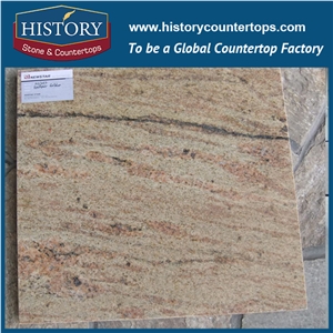 Historystone Imported Natural Best Kashmir Golden Granite Stone Slabs for Floor Polishing,Wall Cladding Covering,Polished Suface.