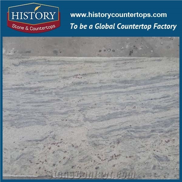 Historystone Imported River White/Thunder White New Material River Yellow Granite Polished/Flamed Big Slabs for Interior and Exterior Decoration
