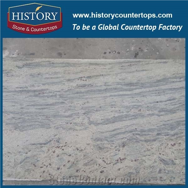 Historystone Imported River White/Thunder White New Material River Yellow Granite Polished/Flamed Big Slabs for Interior and Exterior Decoration