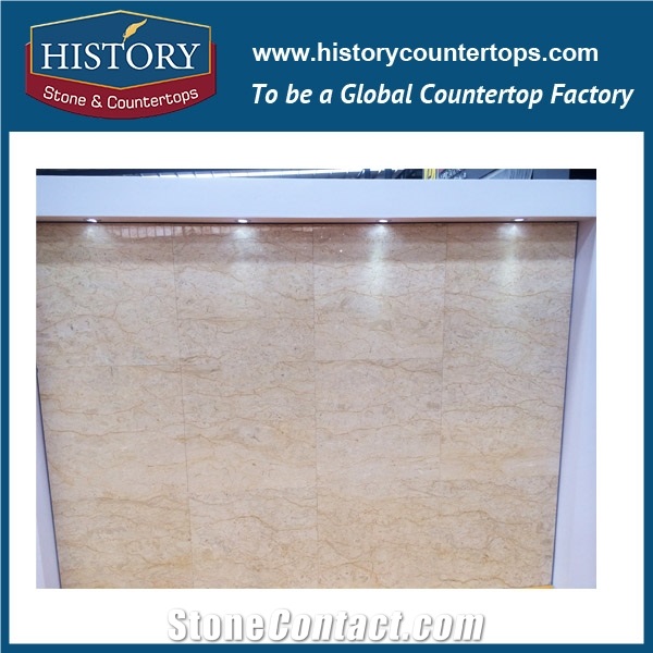 Historystone Imported Silk Road Beige in Turkey Interior & Exterior Decoration,Used for Flooring Tiles/Pattern/Wall Façade/Indoor Decoration/Kitchen Countertop,Coustimzed Cut to Size or Standard,Hot S