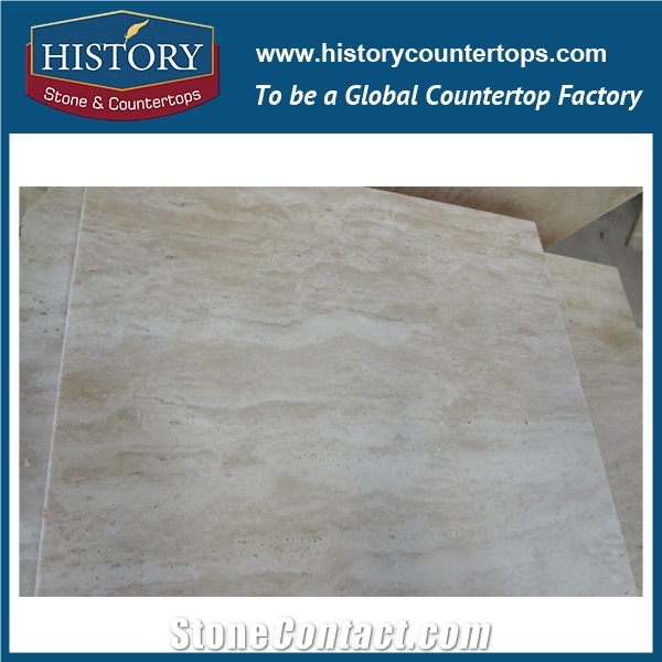 Historystone Imported Silver Travertine/Vein Cut Custom Cut Nature Stone High Polishe Marble Walling Covering and Flooring Paving Slabs & Tables,Hot Sales in the Market High Quality Cheap Price