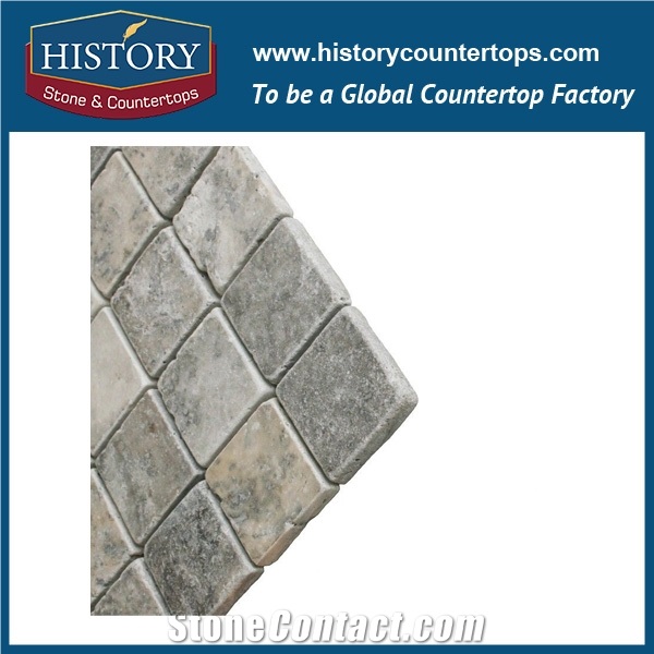 Historystone Imported Silver Travertine/Vein Cut Tiles Hot Sales Natural Stone Slabs French Pattern,Interior & Exterior Decoration,Be Used Wall Cladding Covering/Flooring Tiles/Walkway Pavers Tiles