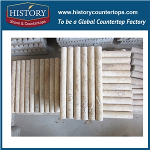 Historystone Modern Light Coffee Travertine High Quality China Stone Slabs for Flooring Tile/Wall Cladding Covering,High Strengh Quality and Hot Sales, Cut to Size Own Production Line and Good Design