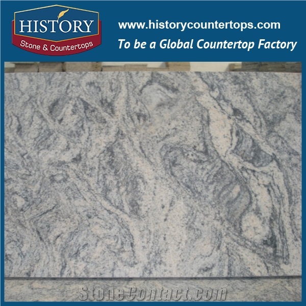 Historystone Natural Granite Fantasy Grey Tiles Multicolor Grain/Sand Ripple Granite, for Interior and Exterior Decoration in Construction Projects.