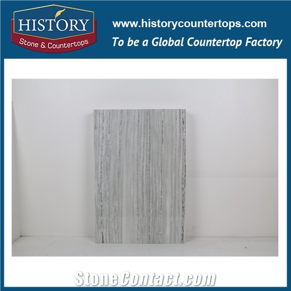 Historystone Ocean Galaxy China Sale Well Natural Stone Slabs Polished Surface White Marble 305*610 Bathroom Flooring Tiles & Wall Clading & Vanity Top, Best Price Good Quality Decoration Material