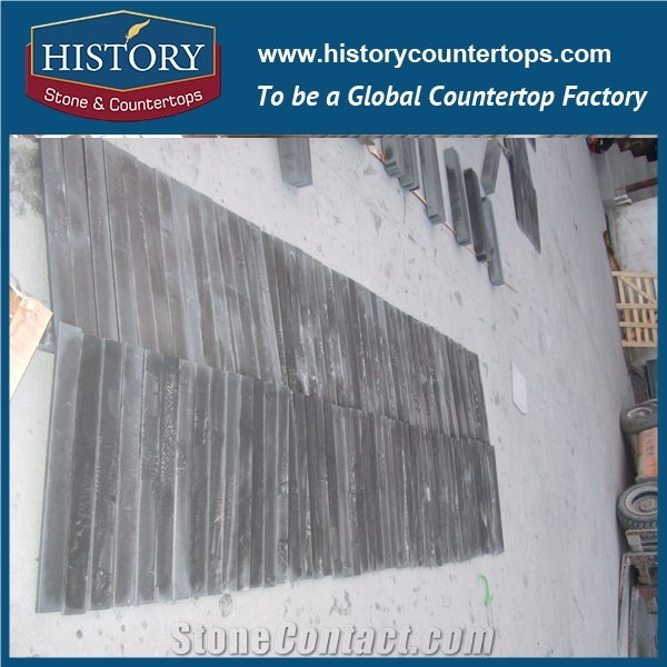 Historystone Polished Living Room Floor Tile Natural Stone Zp Black Granite Slab with Low Price,Stone for Outdoor Balconies,Dining Room 0n the Ground.