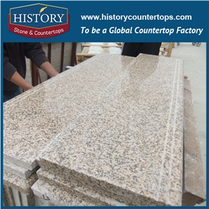 Historystone Professional Stone Product China Chrysanthemum Yellow Granite Stone for Stairs/Paving Stone.