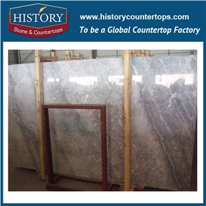 Historystone Silver Mink China Raw Natural Stone Polished Marble Wall Claddong Covering and Flooring Slabs & Tiles with Cheap Prices,Free Sample is Availabe，Cut to Size Hot Sales Natural Stone Slabs