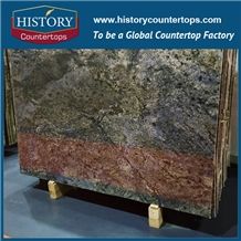 Hot Sale Natural Granite,Good Price,High Quality,Own Factory Direct Azul Bahia/Big Slab/Blue Granite Slabs & Tiles & Cut-To-Size for Floor Covering and Wall Cladding