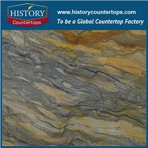 Hustory Imported Brazil Silk Road /Fusion Cut to Size Construction & Building Material in Exterior - Interior Wall and Floor Applications/ Pool/For Countertops/Wall Covering,Best Price
