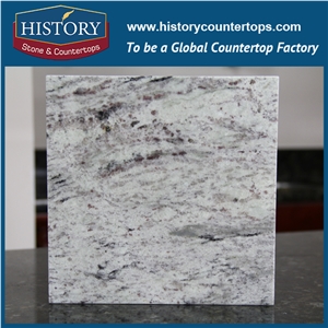 India Beautiful Natral Stone Granite Starship White Tiles and Slabs Suitable for Wall and Floor Covering,Polishing Building Material for Solid Surface