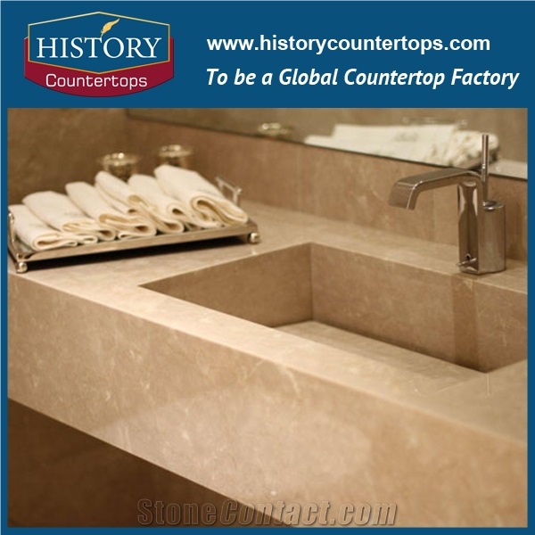 Iran High Quality Beige Color Marble Royal Botticino Countertop