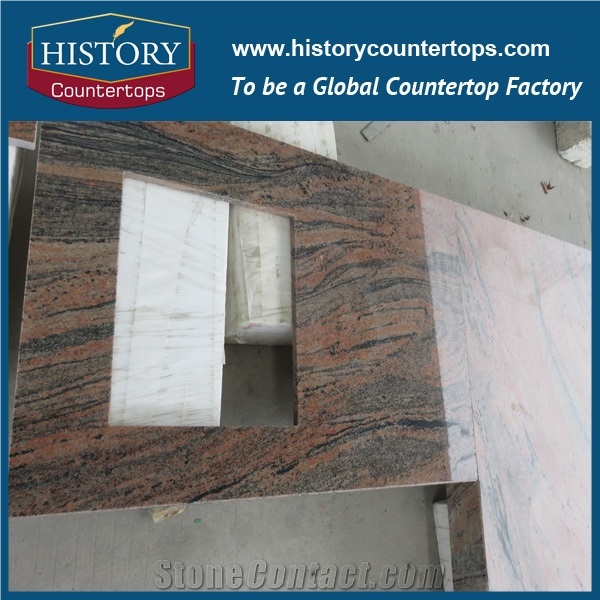 Multicolor Fantasy Vein Natural Granite with High Polished Solid Surface Top Selling Kitchen Countertop Worktop Bar Top Bench Top