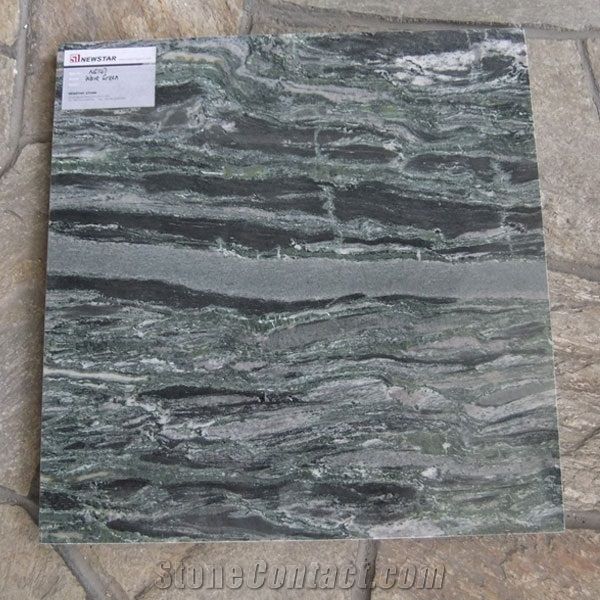 Multicolor Green Granite Solid Surface Countertop Floor