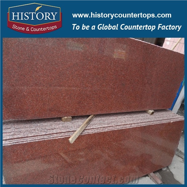 New Princess Ruby Red, Rosso Rubino Granite Slabs and Tiles Good for Building Material, Polishing Kitchen Countertops,Polishied Bathroom Vanity Tops, Wall and Floor Covering