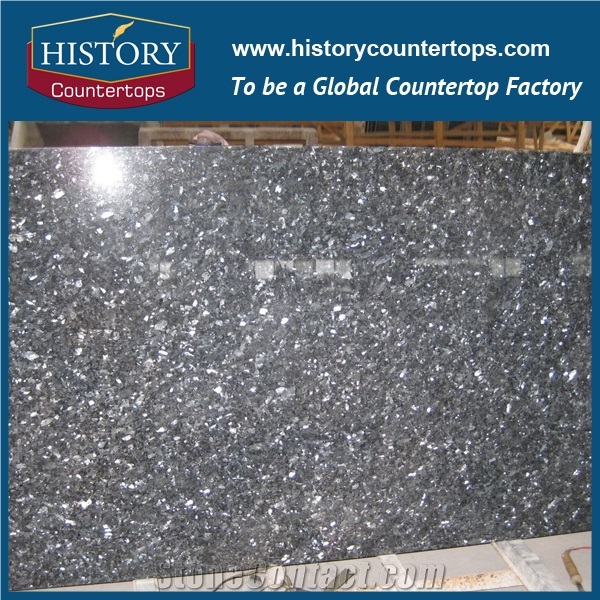 Norway High Quality Decoration Material Silver Pearl Granite Slabs& Tiles for Polishing Kitchen Countertops, Polished Bathroom Vanity Tops, Cut-To-Size