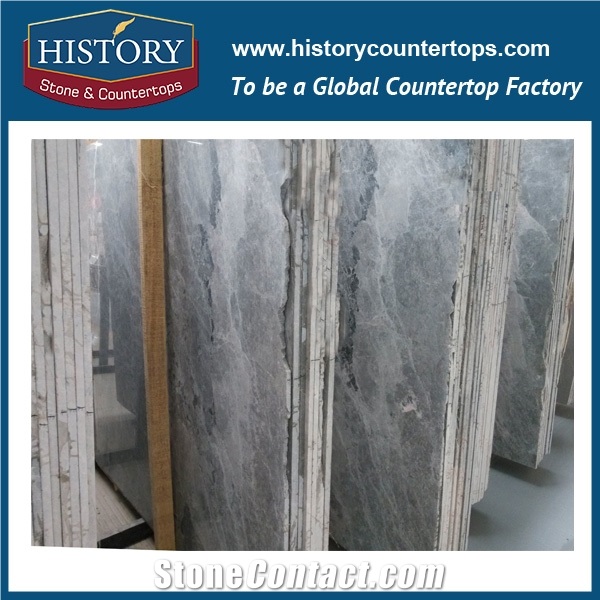 Polished Natural Stone China Quarry Manufactory Silver Ermine,Silver Ermine Marble,Silver Marten Marble Slab and Tiles for Interior and Exterior Wall Cladding