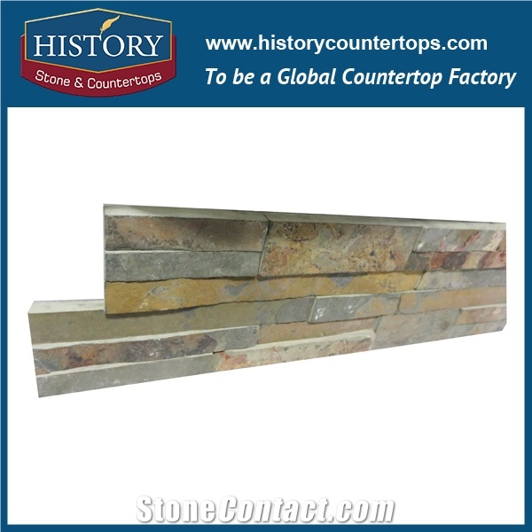 Rusty Dutable Type Z Slate Exposed Wall Covering, Resort, Park Landscaping Culture Stone