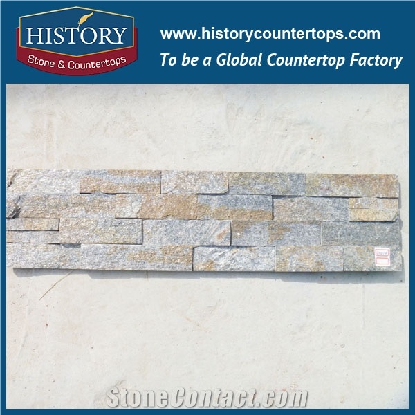 Rusty Quartzite Decorative Wall Panels, Natural Split Irregular Surface Thin Stone Veneers, Wall Covering Culture Stone