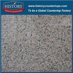 The Light Red Granite Wall and Floor Covering Tile and Slab with Pattern