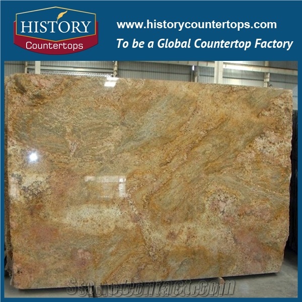 Turky Marble Gold Imperial Slabs& Tiles for Kitchen Countertops ,Bathroom Vanity Tops, Wall and Floor Decoration