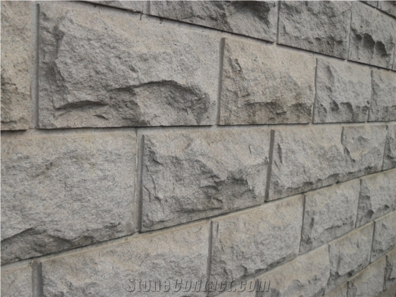 Granite Mushroom Stone,Mushroom Wall,Mushroom Wall Cladding,Split Face Mushroom Stone