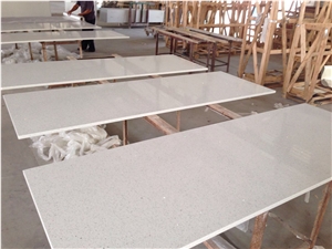 Is002 White Mirror Quartz Countertop / Kitchen Desk Tops,Kitchen Island Tops, Kitchen Bar Top,Kitchen Worktops