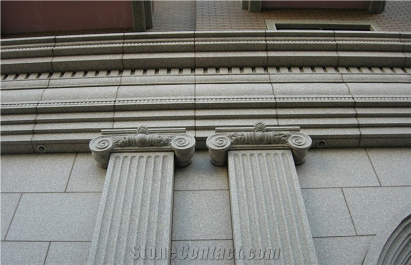 Rome Column / Rome Beige Travertine ,Column, Sculptured Columns, Column Tops, Column Bases