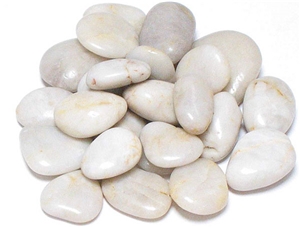 White River Stone / White Pebble Stone, Polished Pebbles,Pebble Pattern, Pebble Walkway