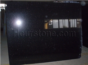 Black Galaxy Granite Slabs & Tiles, India Black Granite Polished Flooring Tiles, Walling Tiles