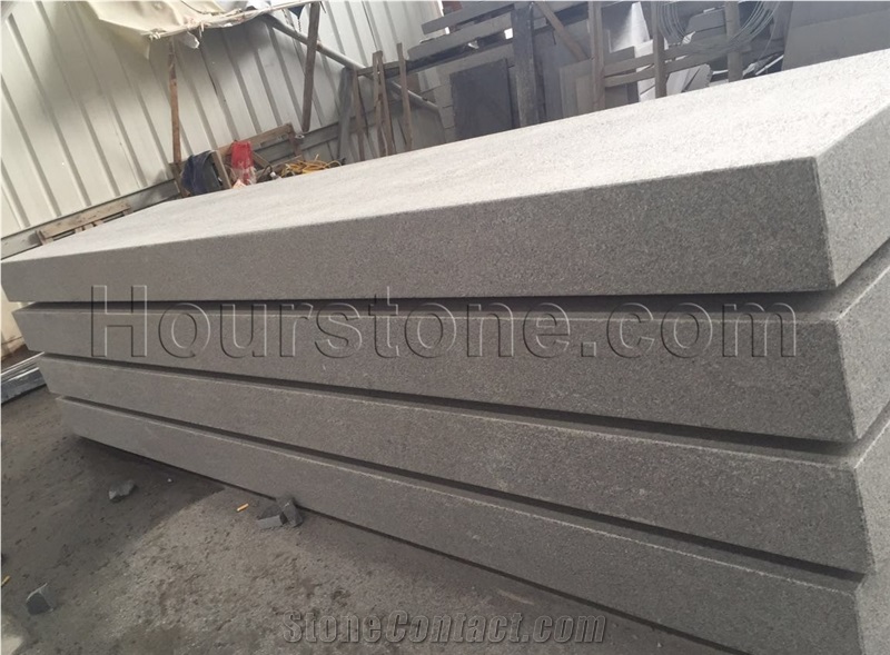 Chinese Natural G654 Granite——Top Flamed Curbstone & Border Stone