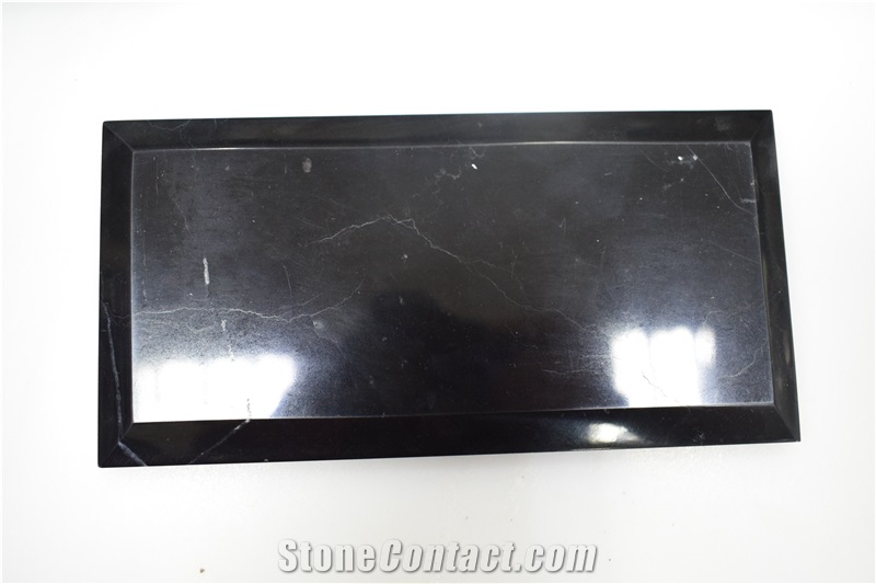 Different Surface Treatment Nero Wall Marble White Black Marquina