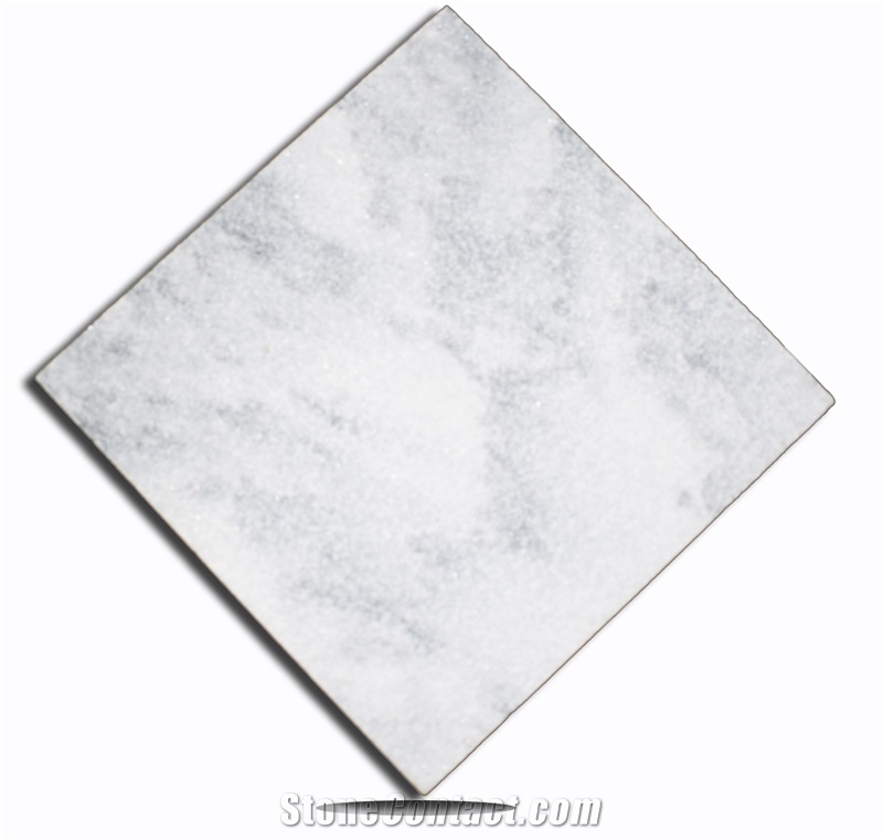Wholesale Factory Snow White Pearl Marble with Grey Veins