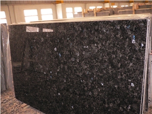 Volga Blue Mk (Granite) Slabs & Tiles, Ukraine Black Granite