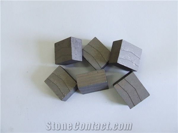 Wanlong Sintered Stone Cutting Granite Saw Blade Segment Diamond Segment Made by Advanced Brazing Machine