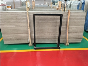 China Light Grey Wood Grain/Grey Serpegiante Marble Tiles/Slabs,Wall Cladding/Floor Covering/Cut-To-Size/Building Design/Project