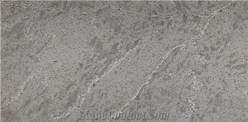 Engineered/Artificial Quartz Stone Cloudy Marble Look Solid Surface Polished Slab for Tile Wall Panel Countertop for Interior Decoration