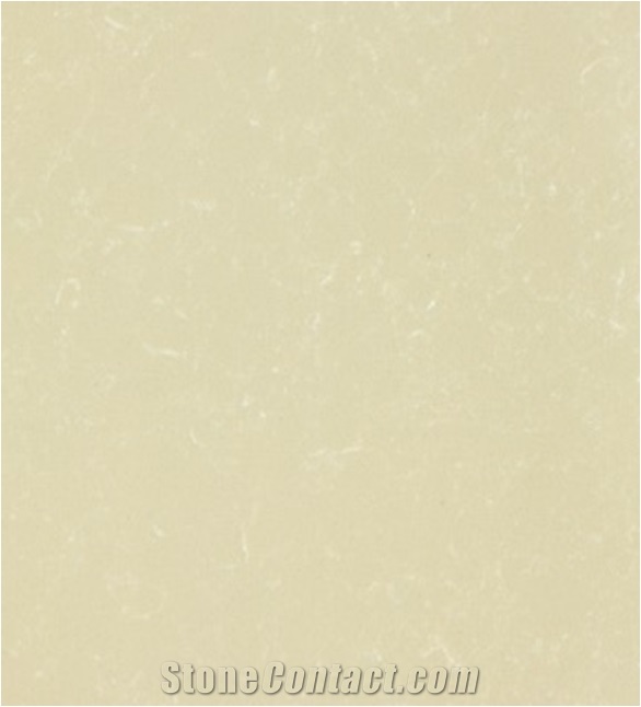 Engineered/Artificial Quartz Stone Crema Mafil Marble Look Solid Surface Polished Slab for Flooring Tile Wall Panel