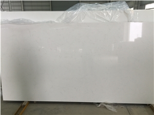 Engineered/Artificial Quartz Stone Papercut B Marble Look Solid Surface Polished Slab for Flooring Tile Wall Panel