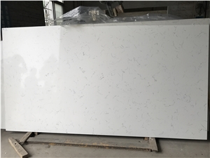 Engineered/Artificial Quartz Stone Papercut Marble Look Solid Surface Polished Slab for Tile Wall Panel Mosaic for Interior Decoration