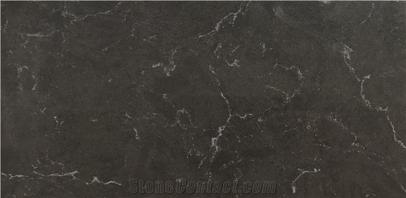 Engineered/Artificial Quartz Stone Storm Wind Marble Look Solid Surface Polished Slab for Flooring Tile Wall Panel Countertop Kitchen Vanity