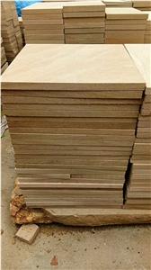China Orgin Sandstone Honed Finished Tile 60*40*2cm