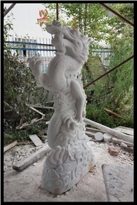Garden Granite Sculpture Animal Granite Sculpture,Chinese Granite/Marble Dragon Sculpture