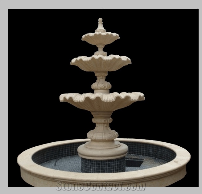 High Quality Water Fountains Outdoors Stone for Sale,Stone Garden Product Marble Italian Garden Fountain