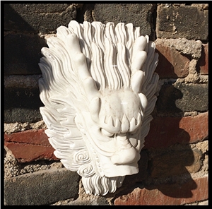 Water Wall Garden Lion Head Fountain Sculpture