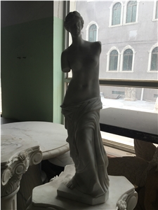 Western Famous Venus Marble Sculptures, White Marble Sculpture & Statue