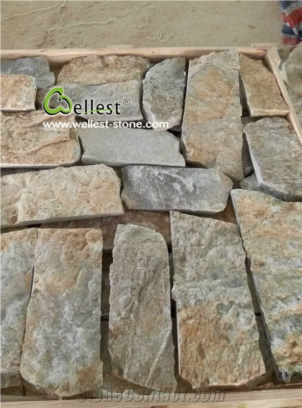 100# Loose Brick Stacked Cement Wall Stone, Garden Wall Decorative Veneer,House Wall Cladding Tile